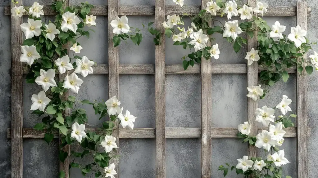 Reclaimed Wood Trellis