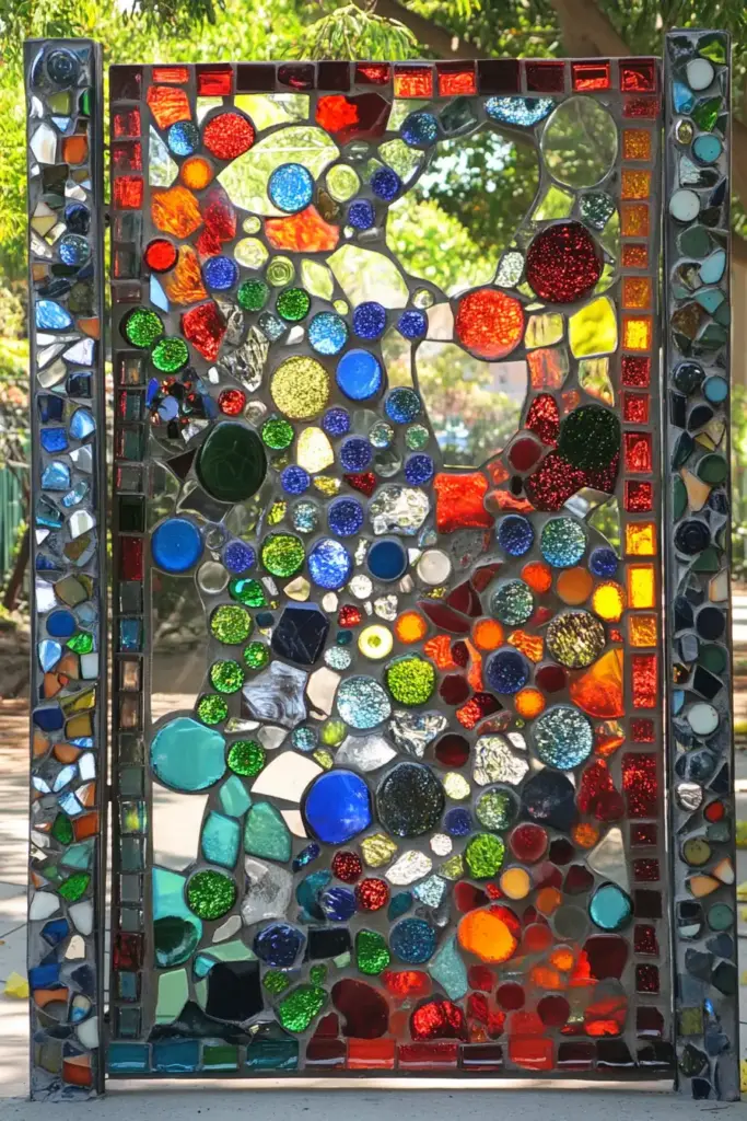 14. Craft Mosaic Panels for a Burst of Color