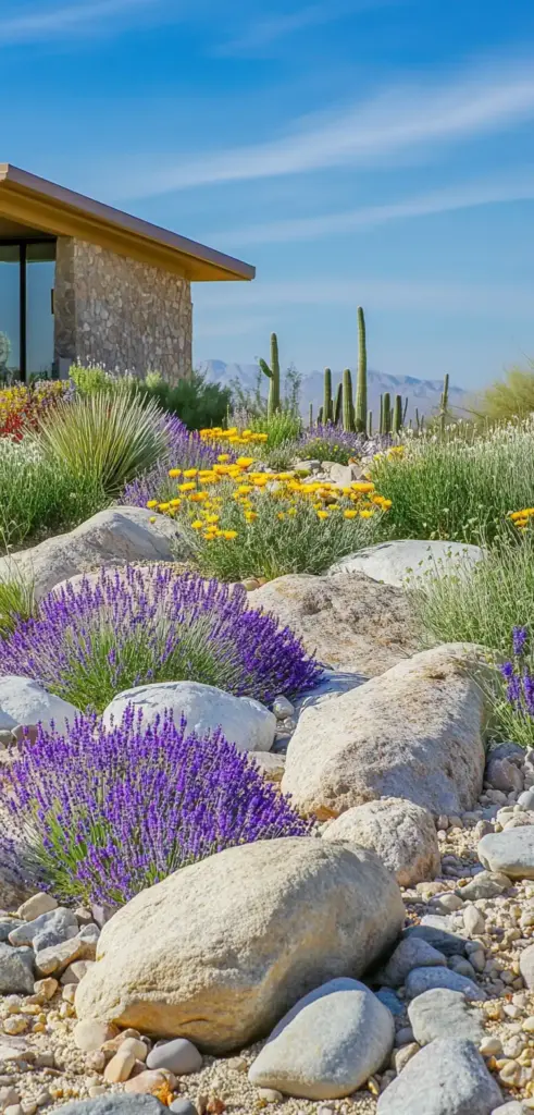 14. Rock Garden Flower Bed
