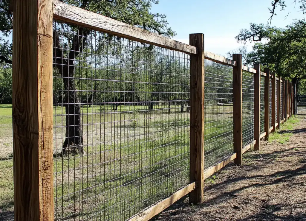 14. Cattle Panel Fence