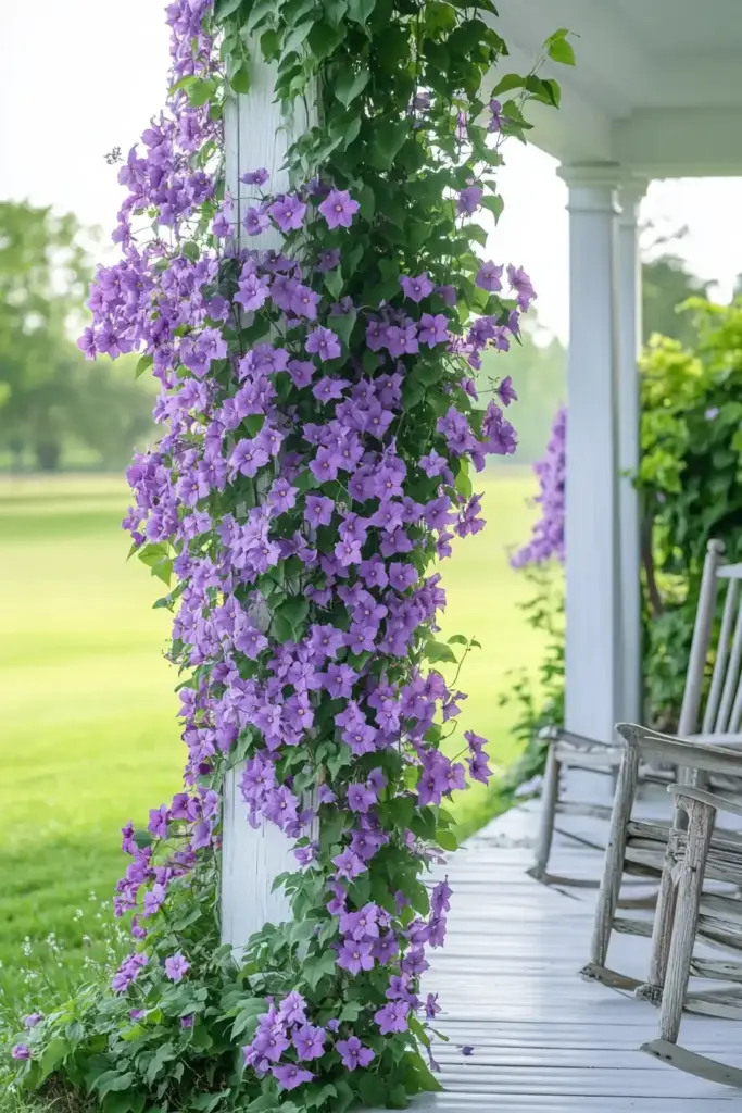 Add Height with Trellises or Pergolas and Climbers