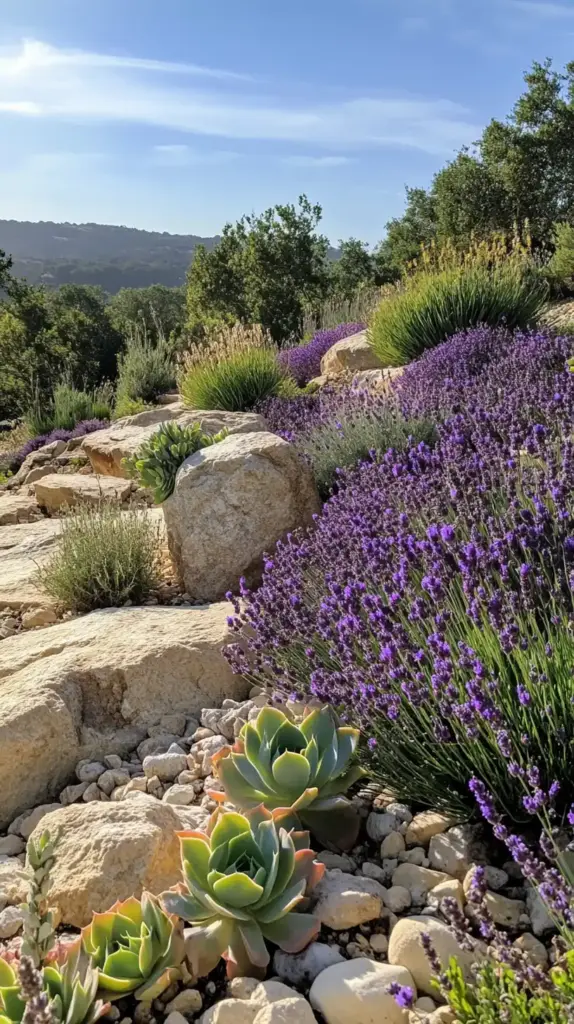 15. Cottage Garden with a Rock Garden Section