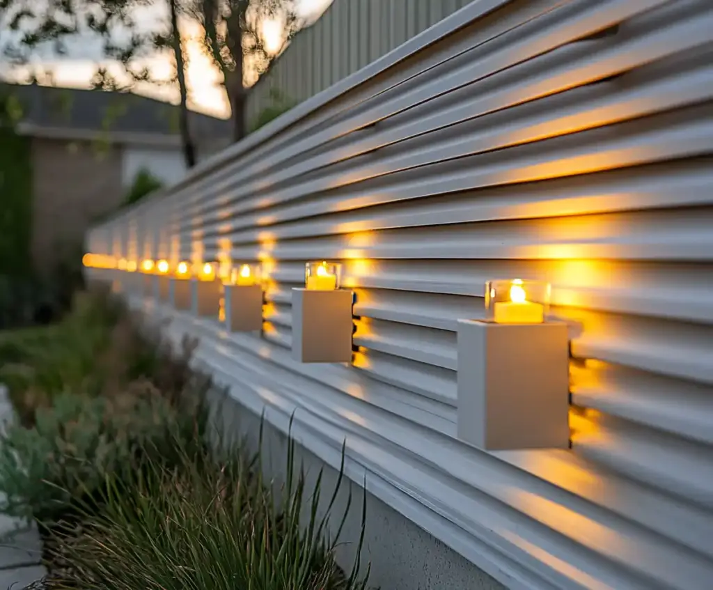 16. Modern Privacy Fence