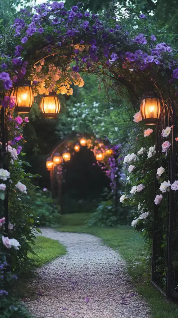 17. Cottage Garden with a Moon Gate