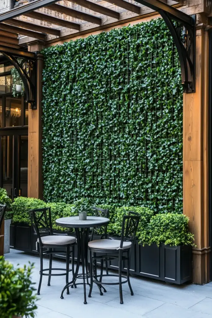 17. Use Artificial Hedge Panels for Evergreen Privacy