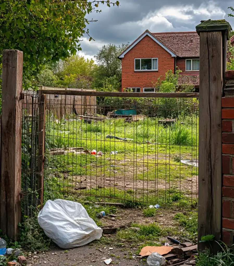 18. Chicken Wire Garden Fence