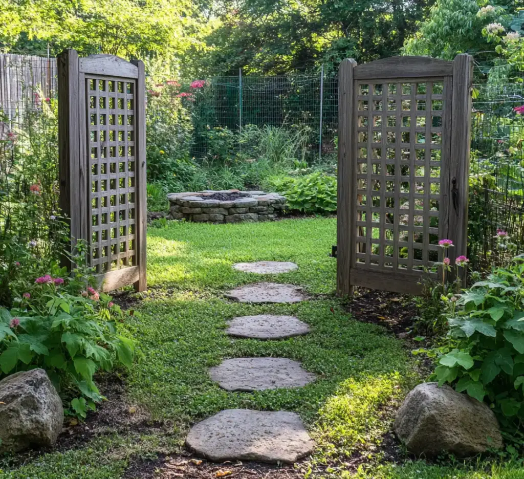 19. Chicken Wire Garden Fence