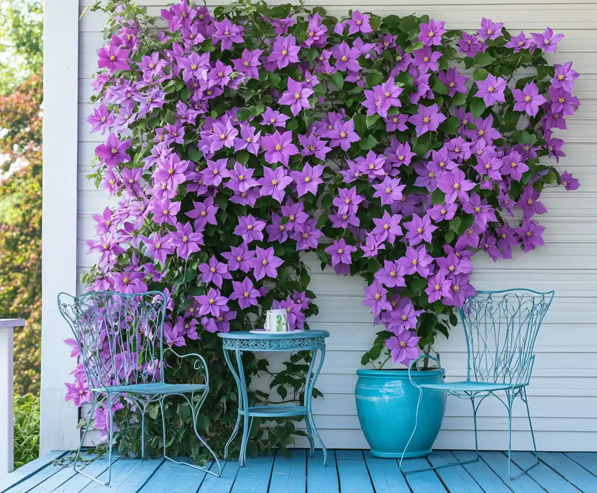 clematis in containers