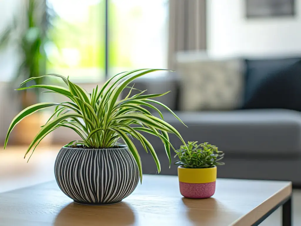 Pruning spider plant 