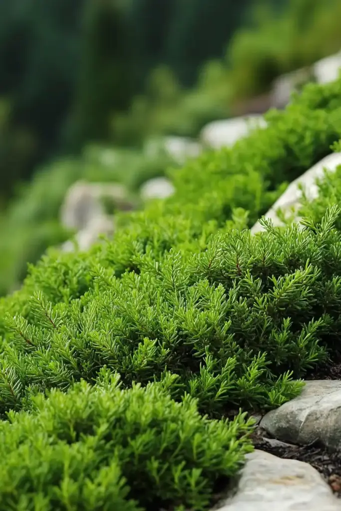 2. Creeping Juniper (Juniperus horizontalis)