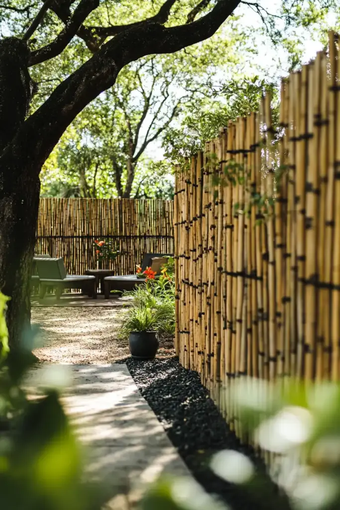 2. Bamboo Screens