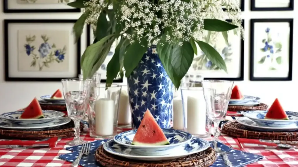2. Set a Star-Spangled Table