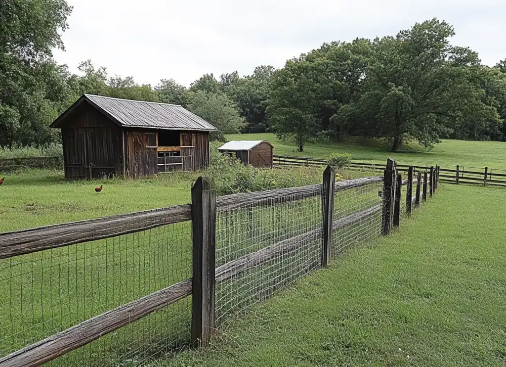 20. Rustic Garden Fence