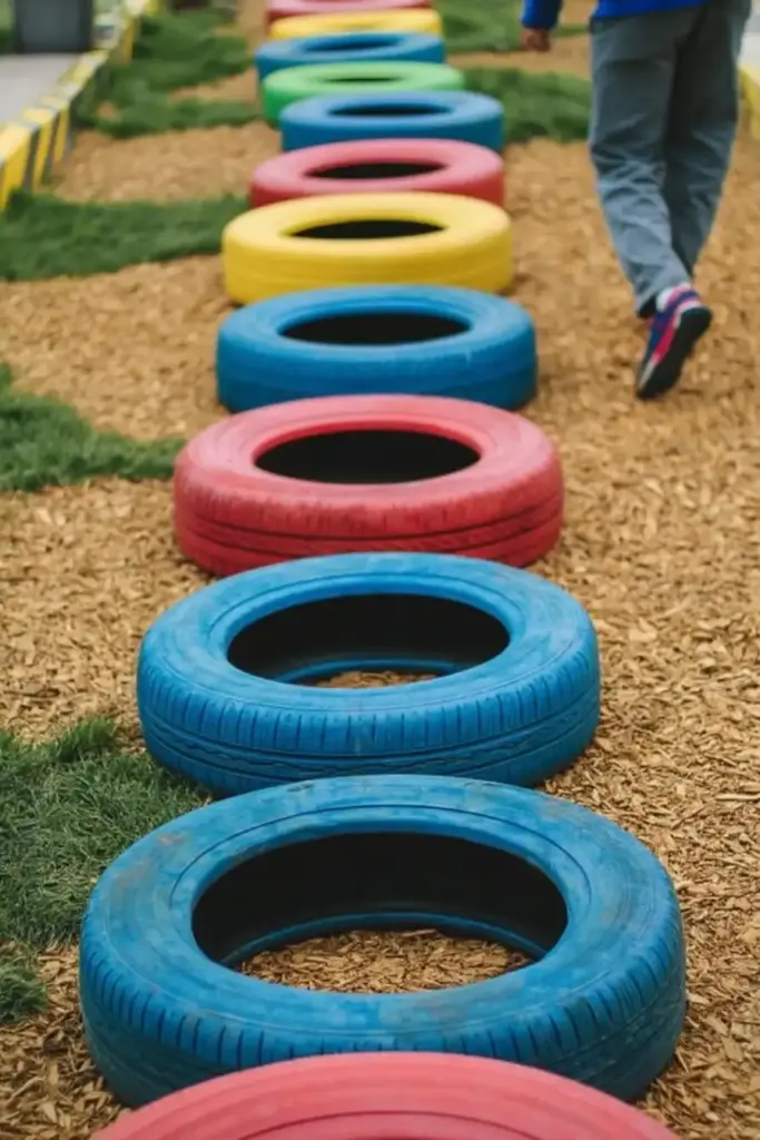 15 Creative DIY Yard Decor Ideas Using Old Tires