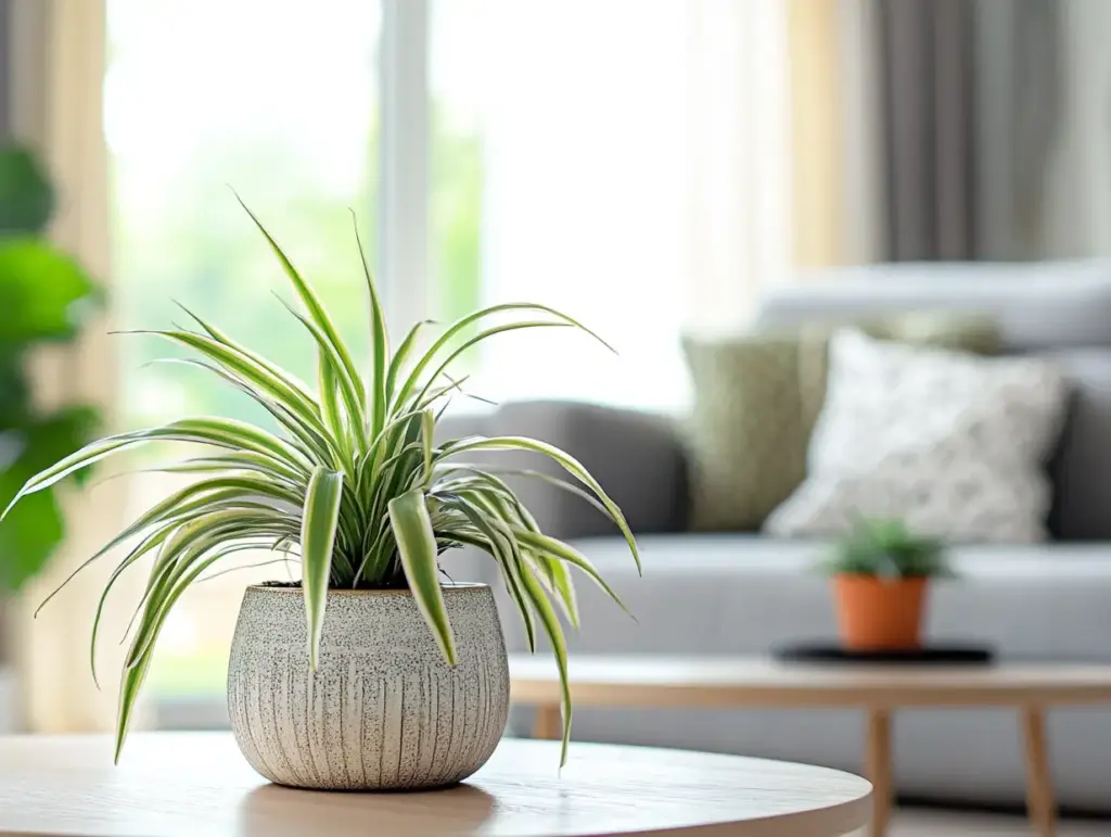 Pruning spider plant 