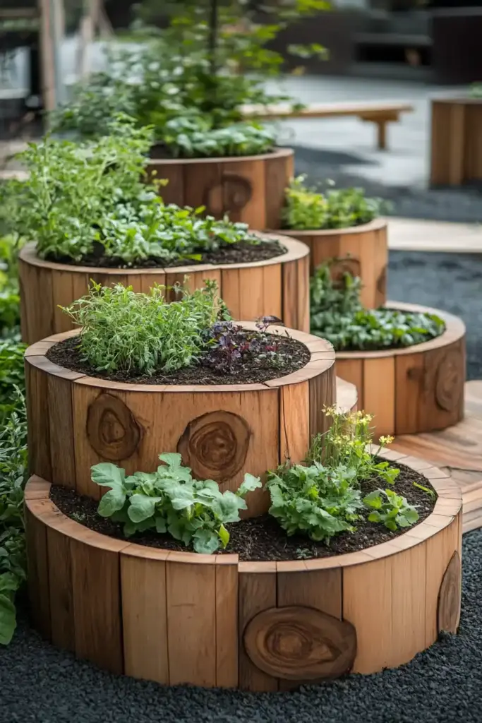 Herb Spiral Garden Design
