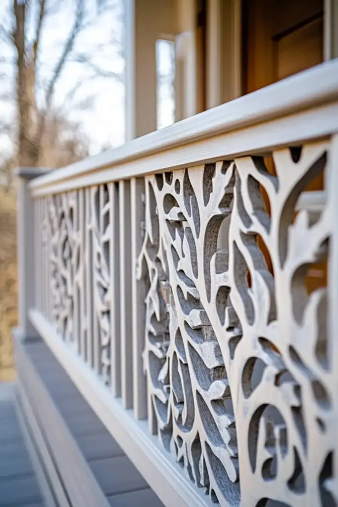 25. Make a Statement with Unique Porch Railings