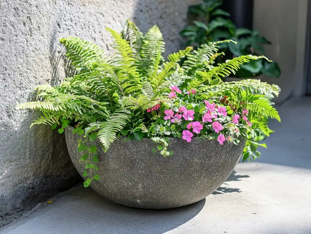 front porch flower pots