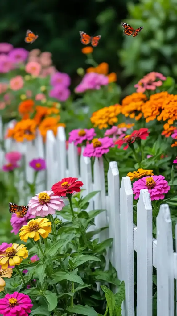 🦋 3. Creating a Butterfly Paradise Border