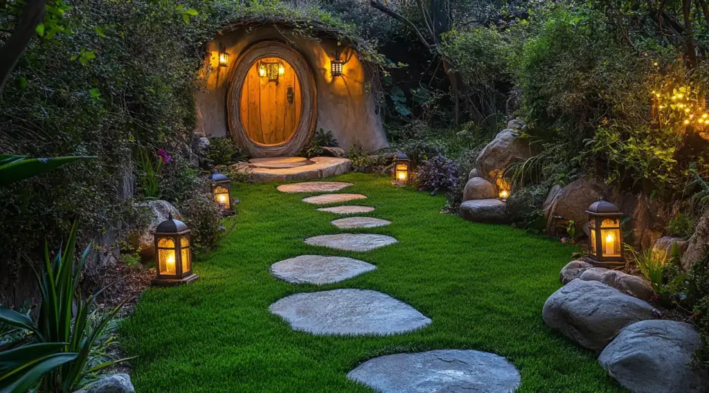 Giant Fairy Garden from Landscaping Rocks