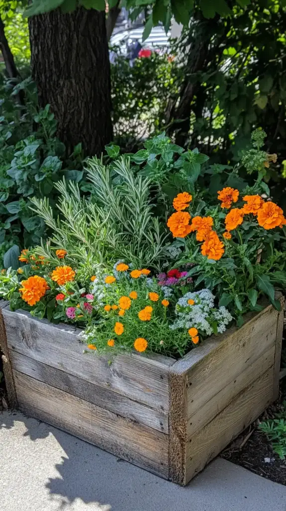 3. Herb-Infused Cottage Garden
