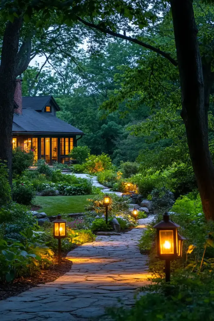 4. Outdoor Lighting Makeover