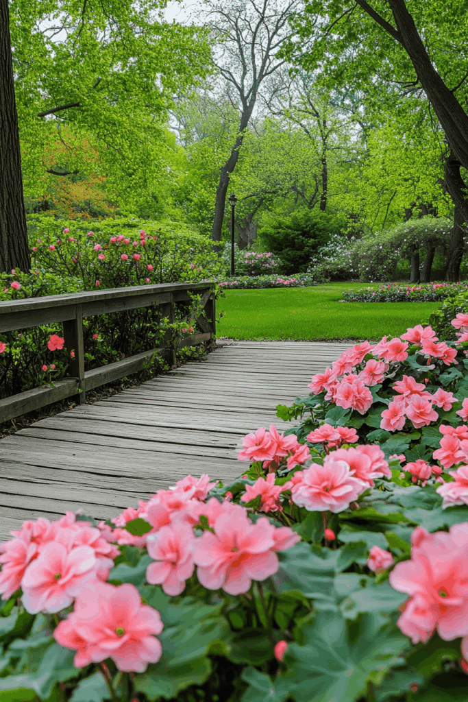4. Beneath Trees and Shrubs: Shade-Loving Layers with Begonias