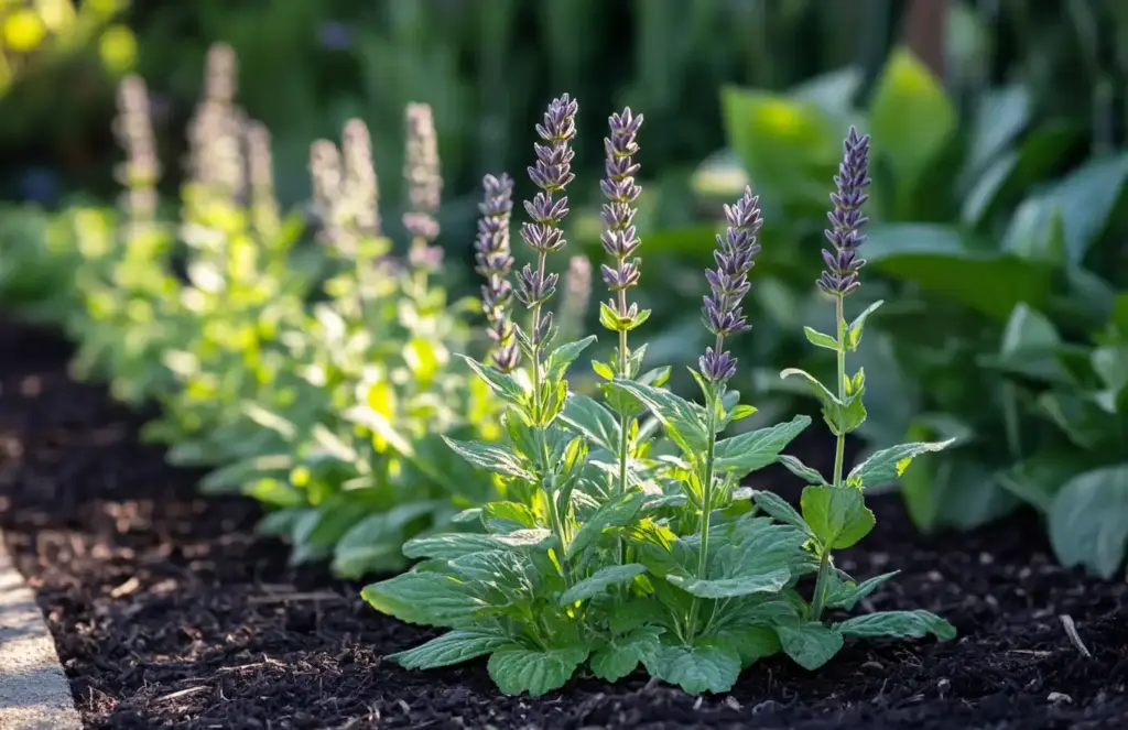 Planting Salvia