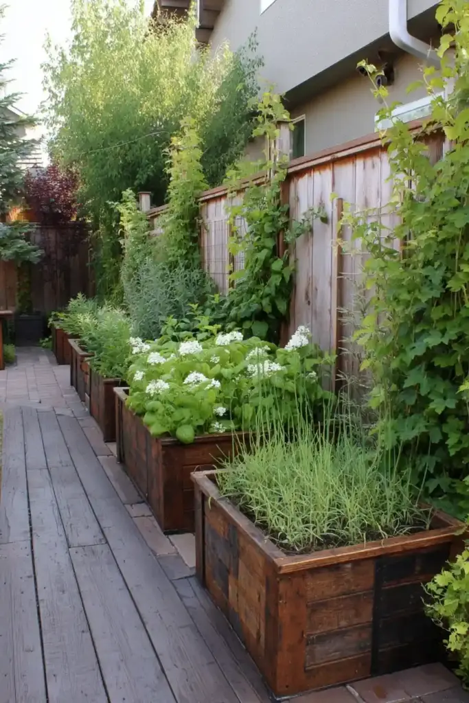 Raised Planter Beds for Privacy