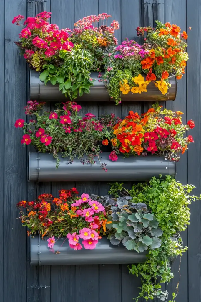 4. Create a Vertical Garden on the Fence