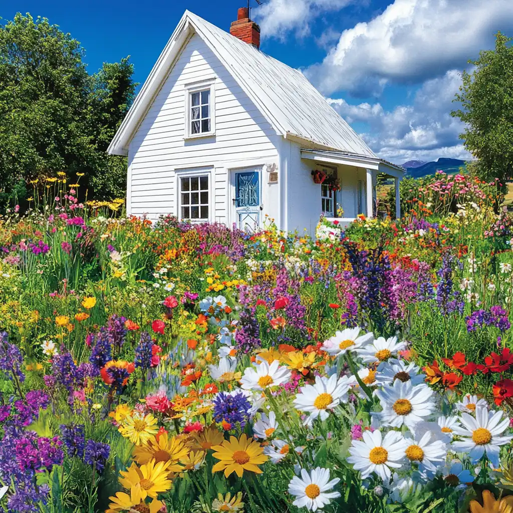 🌸 4. Wildflower Meadow Flower Bed
