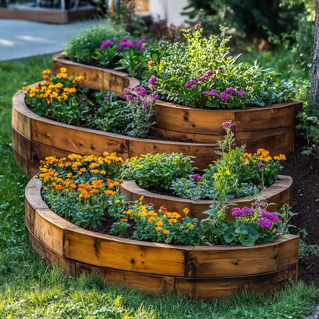 Tiered Flower Bed