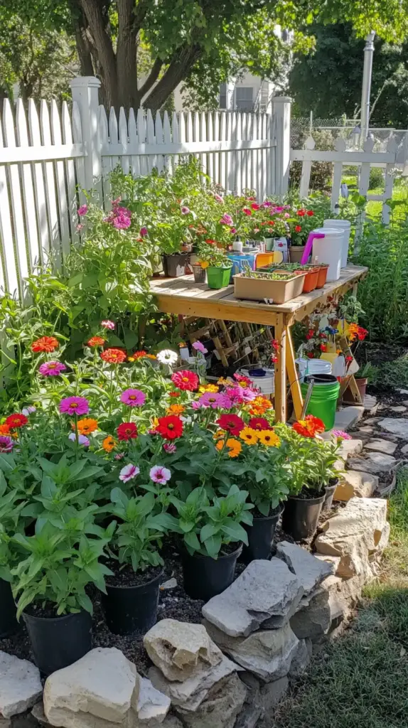 ✂️ 5. Creating the Perfect Cut Flower Garden Station