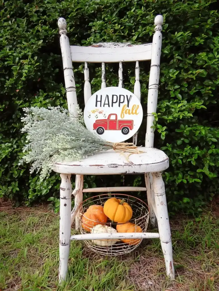 5. Vintage High Chair Display