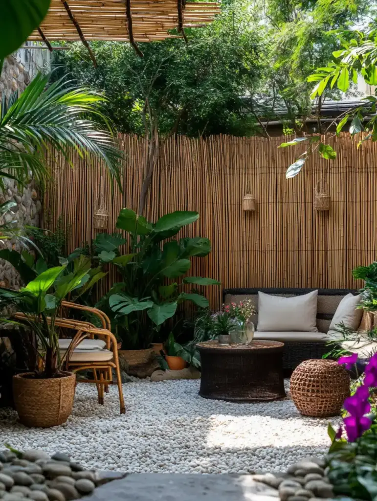 🎍 6. Bamboo Fencing