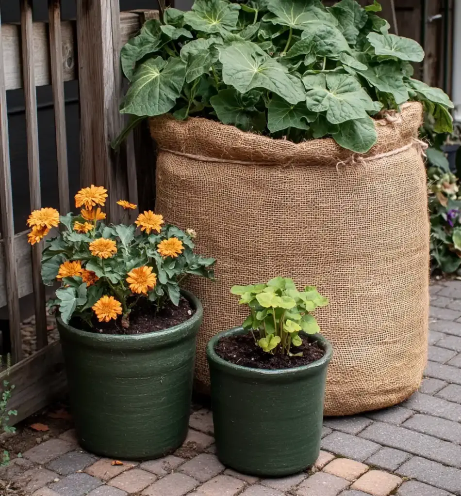 6. Burlap Cover for 5-Gallon Bucket