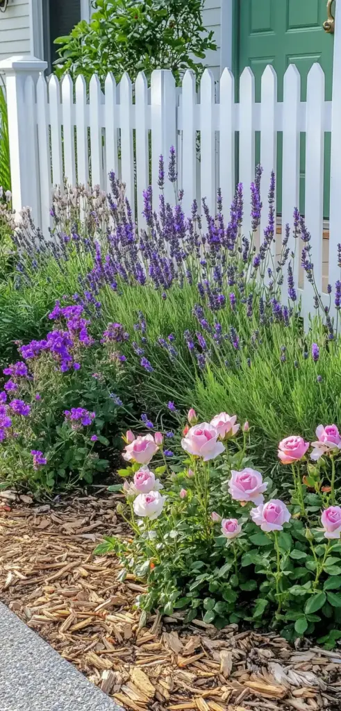 6. Cottage Garden-Inspired Flower Bed