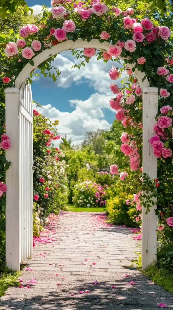 6. Cottage Garden with a Picket Fence