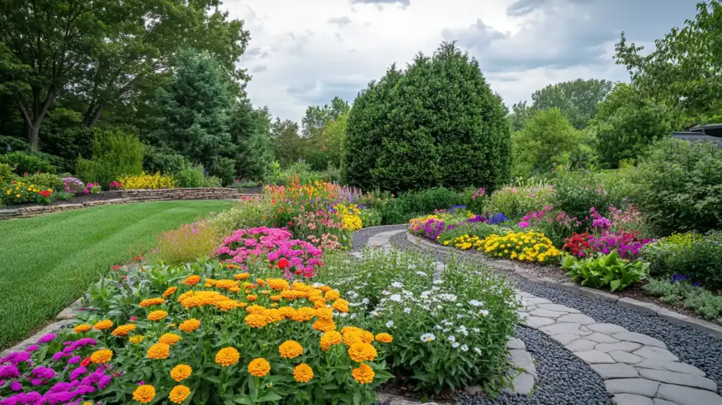 7. Colorful Vegetable Borders