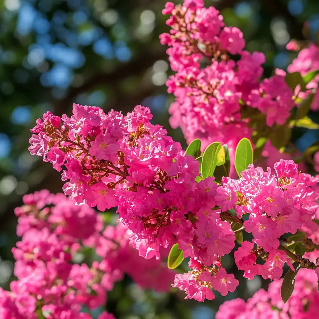 🌳 7. Crepe Myrtle (Lagerstroemia indica)