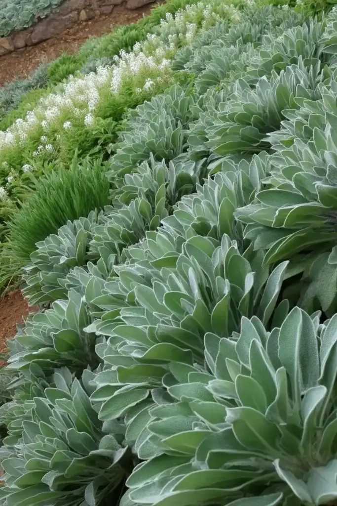 7. Lamb’s Ear (Stachys byzantina)