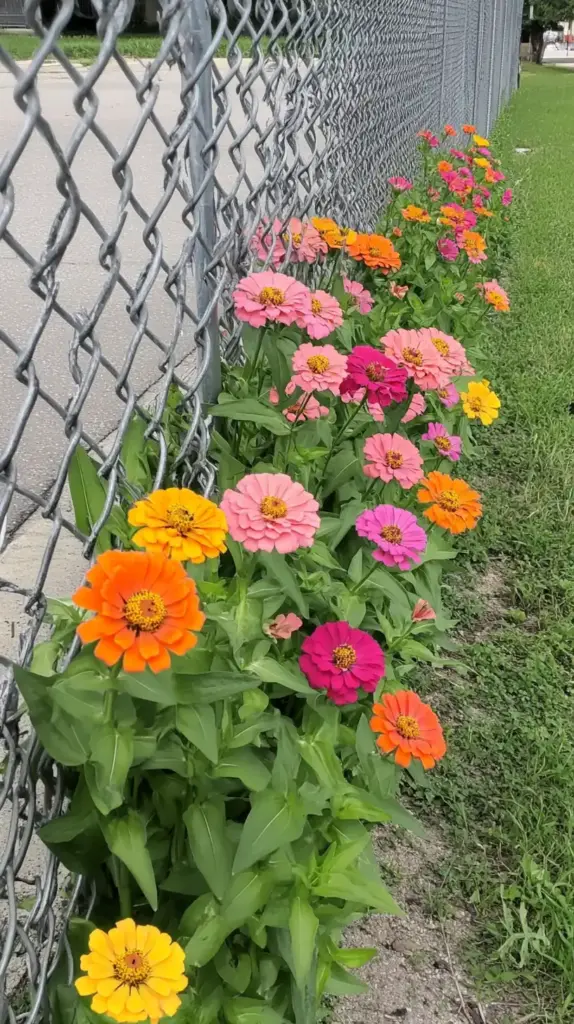 ☀️ 8. Creating a Drought-Resistant Zinnia Border