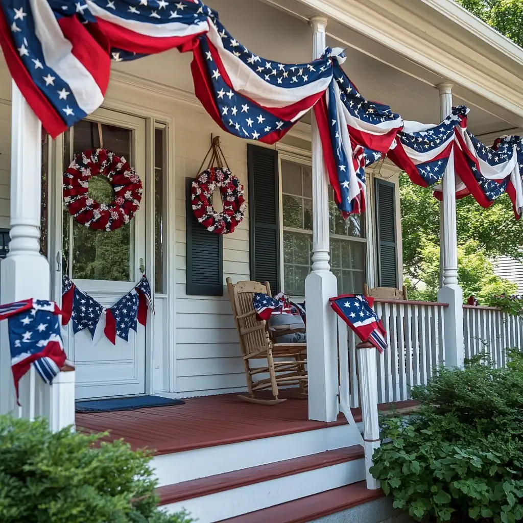 8. Fly the Flag on Your Porch