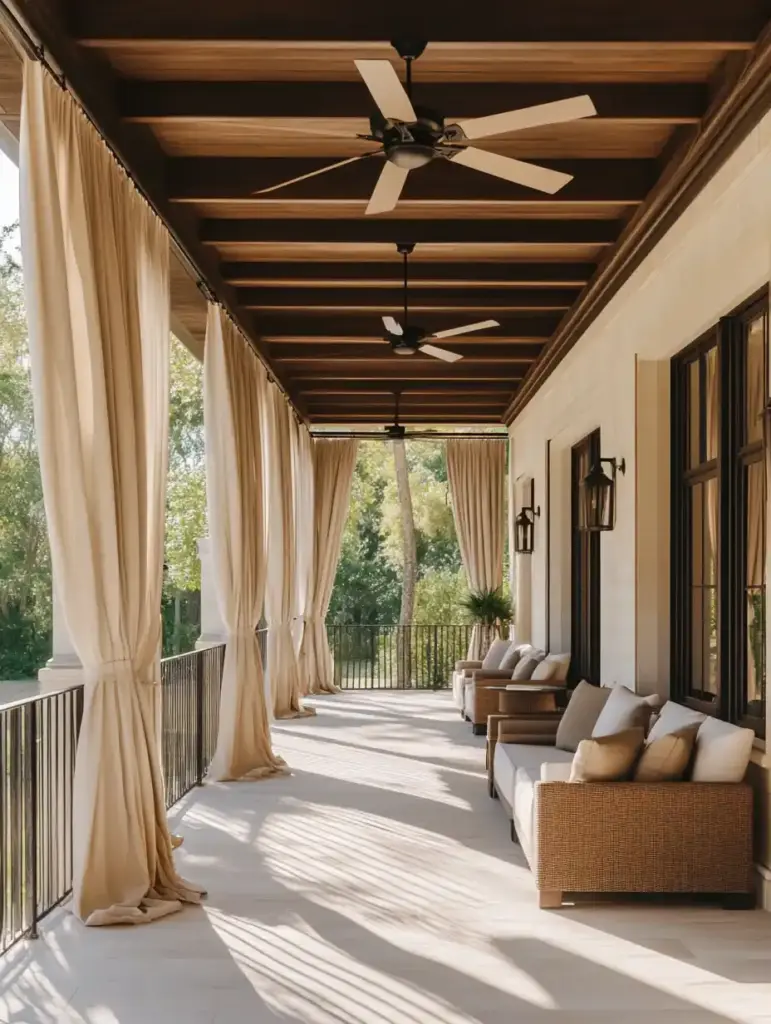 🌬️ 8. Fabric Drapes or Canopies
