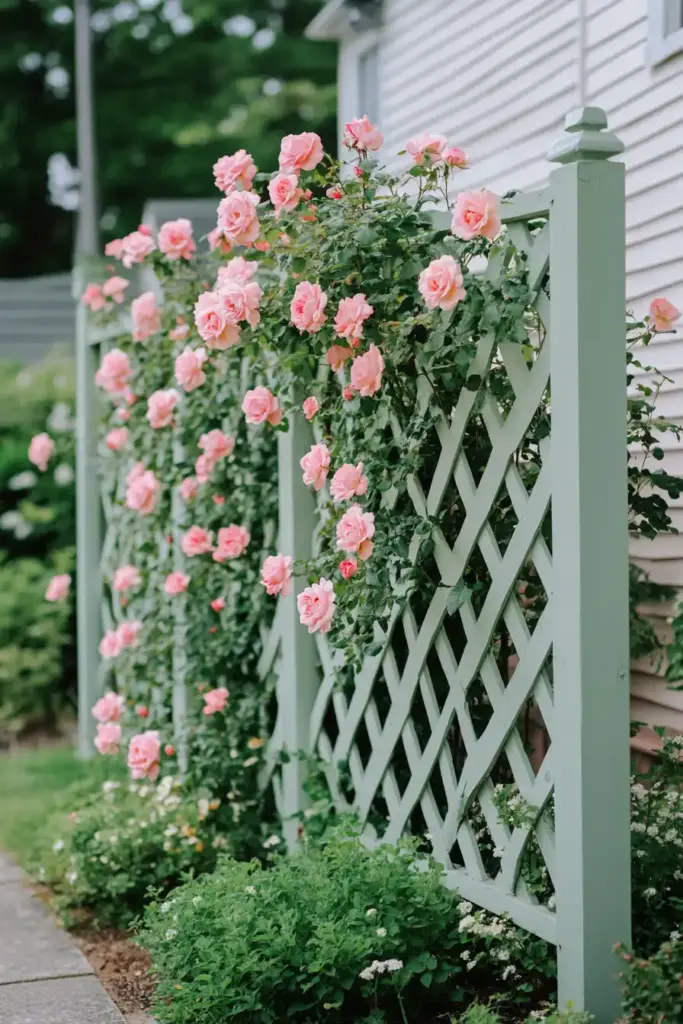 8. Fix Lattice Panels for a Classic Finish