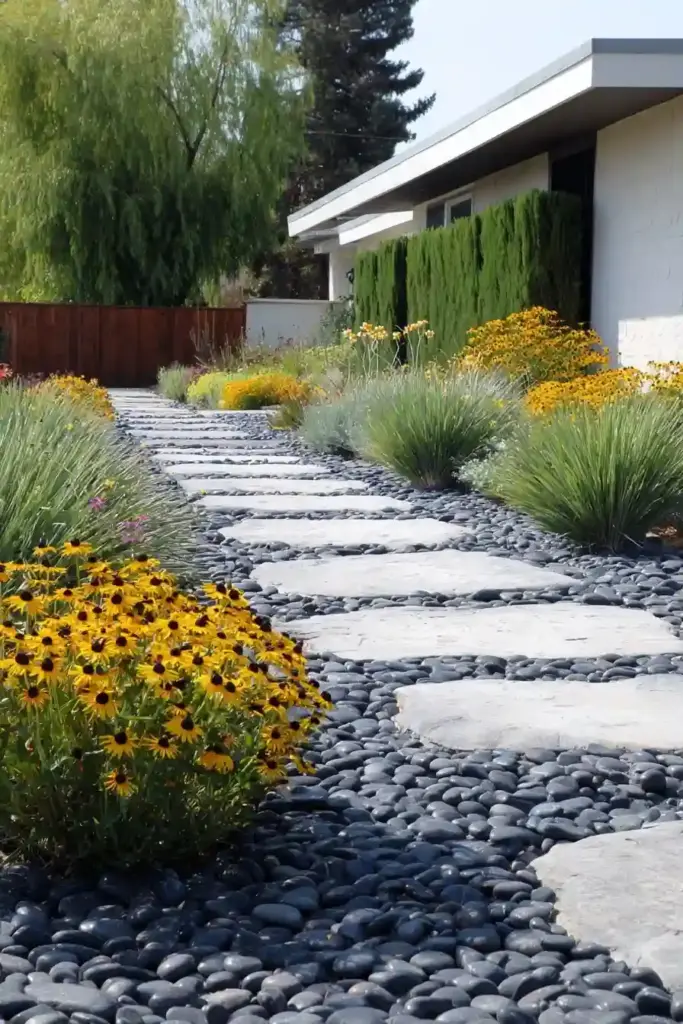 Pebbles and Plantings