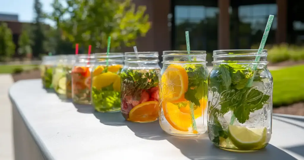 🍹 8. Serve Refreshing Drinks in Mason Jars or Pitchers