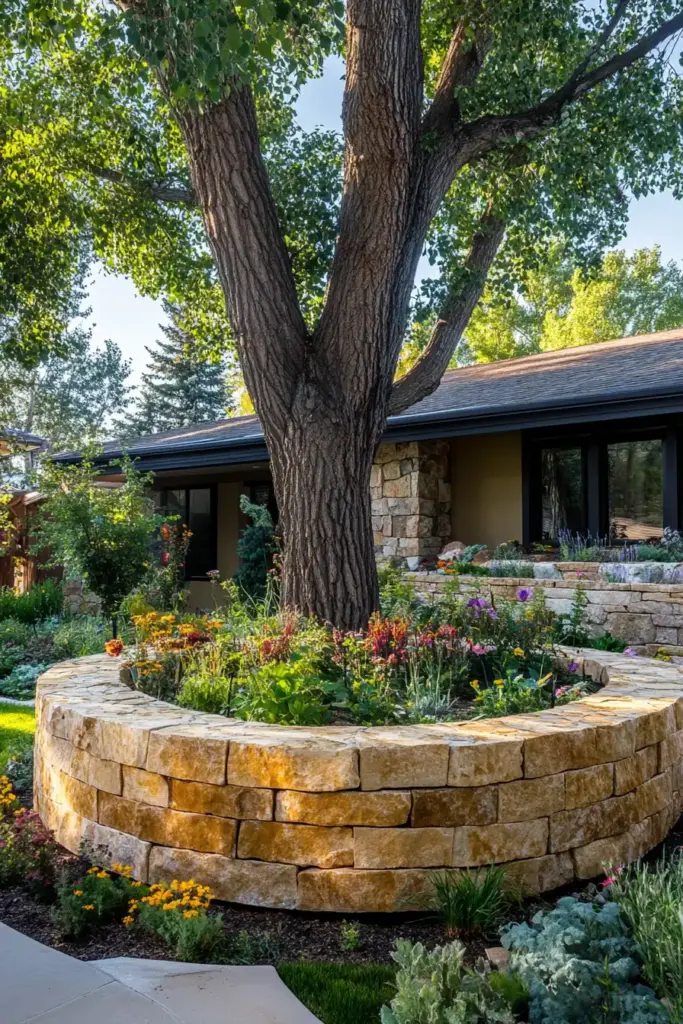 8. Ornamental Grass & Privacy Trees Mix
