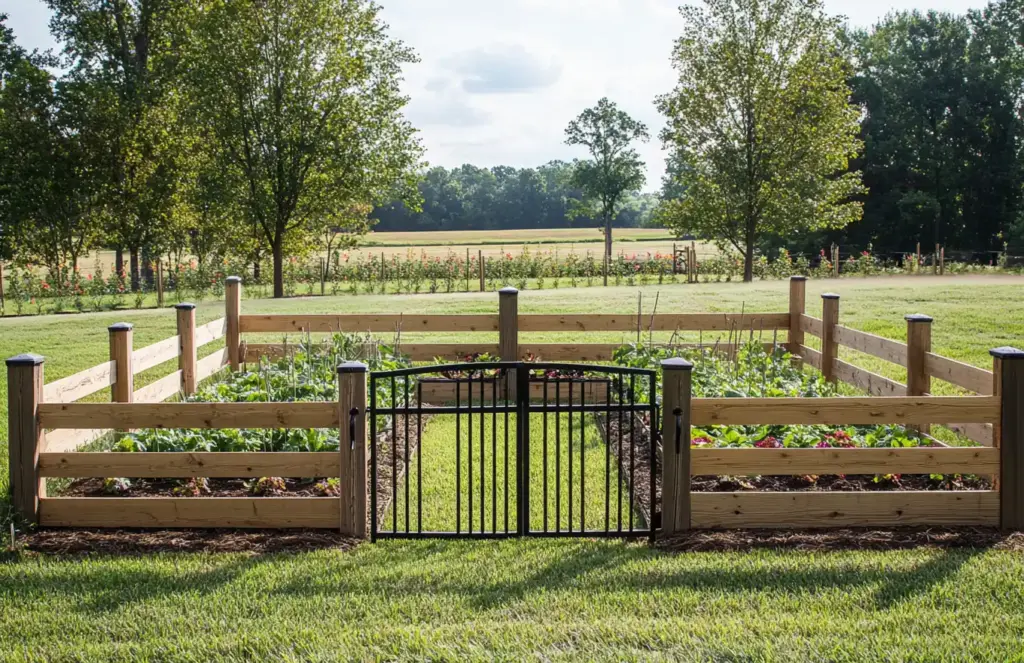 8. Veggie Garden Fence