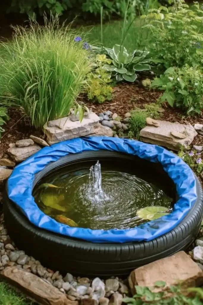 Tire Garden Pond
